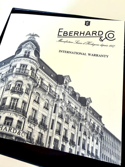 🔺EBERHARD & CO CHAMPION CHRONOGRAPH Ref. 31044.. Full set🔺