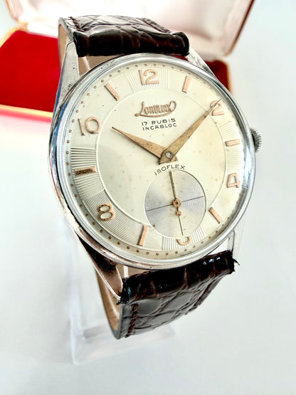 LORELEX ISOFLEX 17 RUBIS INCABLOC – SWISS VINTAGE DRESS WATCH