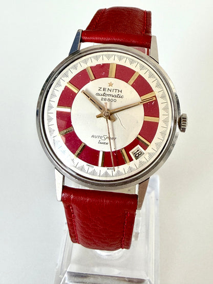 ZENITH AUTOSPORT DELUXE 28800 AUTOMATIC 
Dial Bitonale very rare