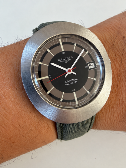 🔺 LONGINES ADMIRAL VINTAGE “FLYING SAUCER” – REF. 8581 🔺
