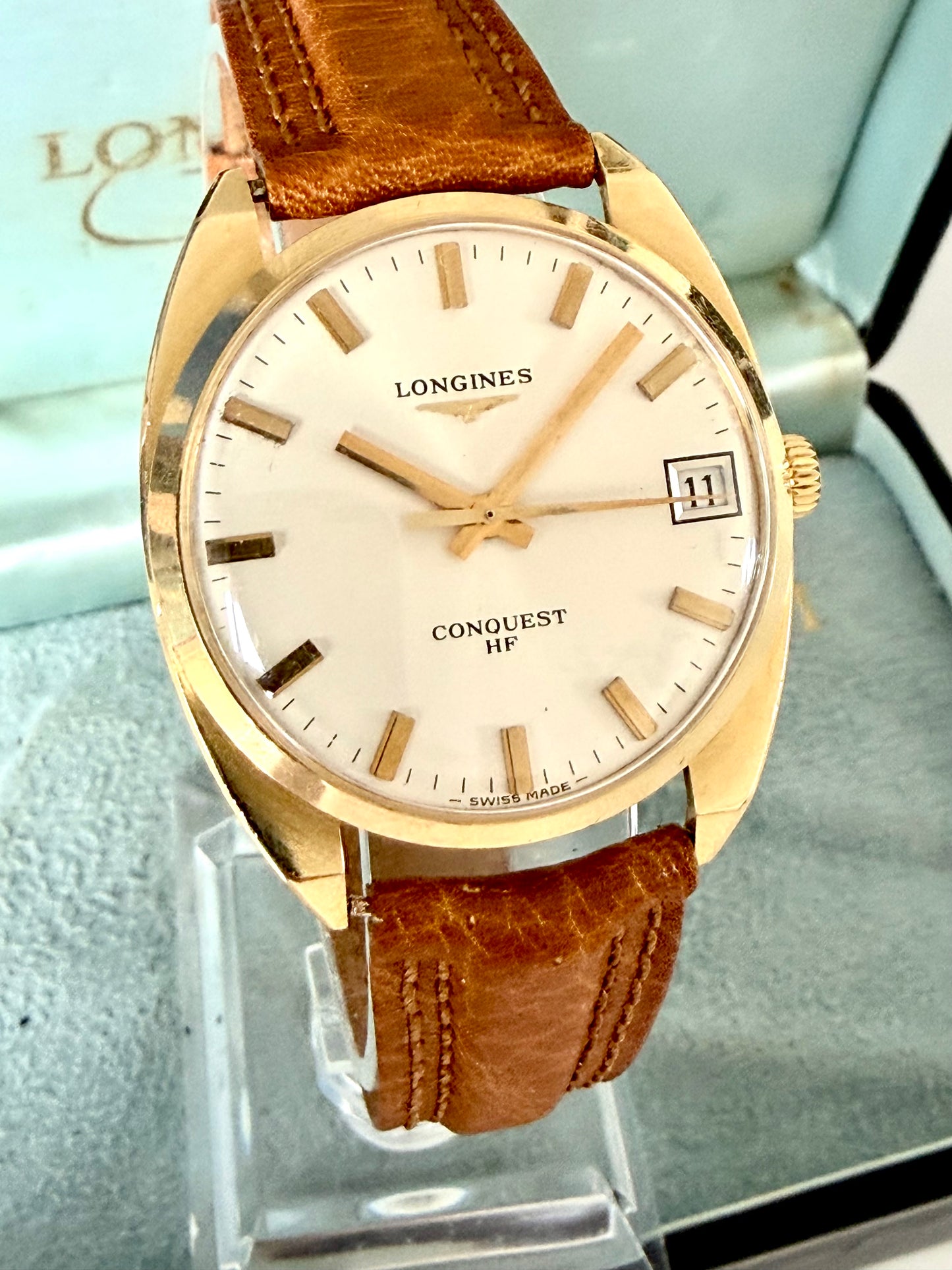 LONGINES CONQUEST HF Gold