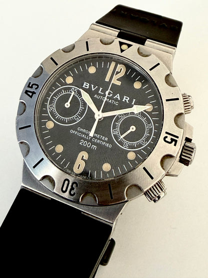 BVLGARI SCUBA CHRONOGRAPH AUTOMATIC 200m sub 38mm