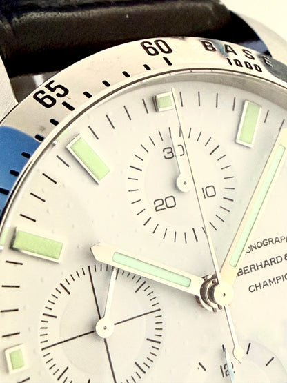 🔺EBERHARD & CO CHAMPION CHRONOGRAPH Ref. 31044.. Full set🔺