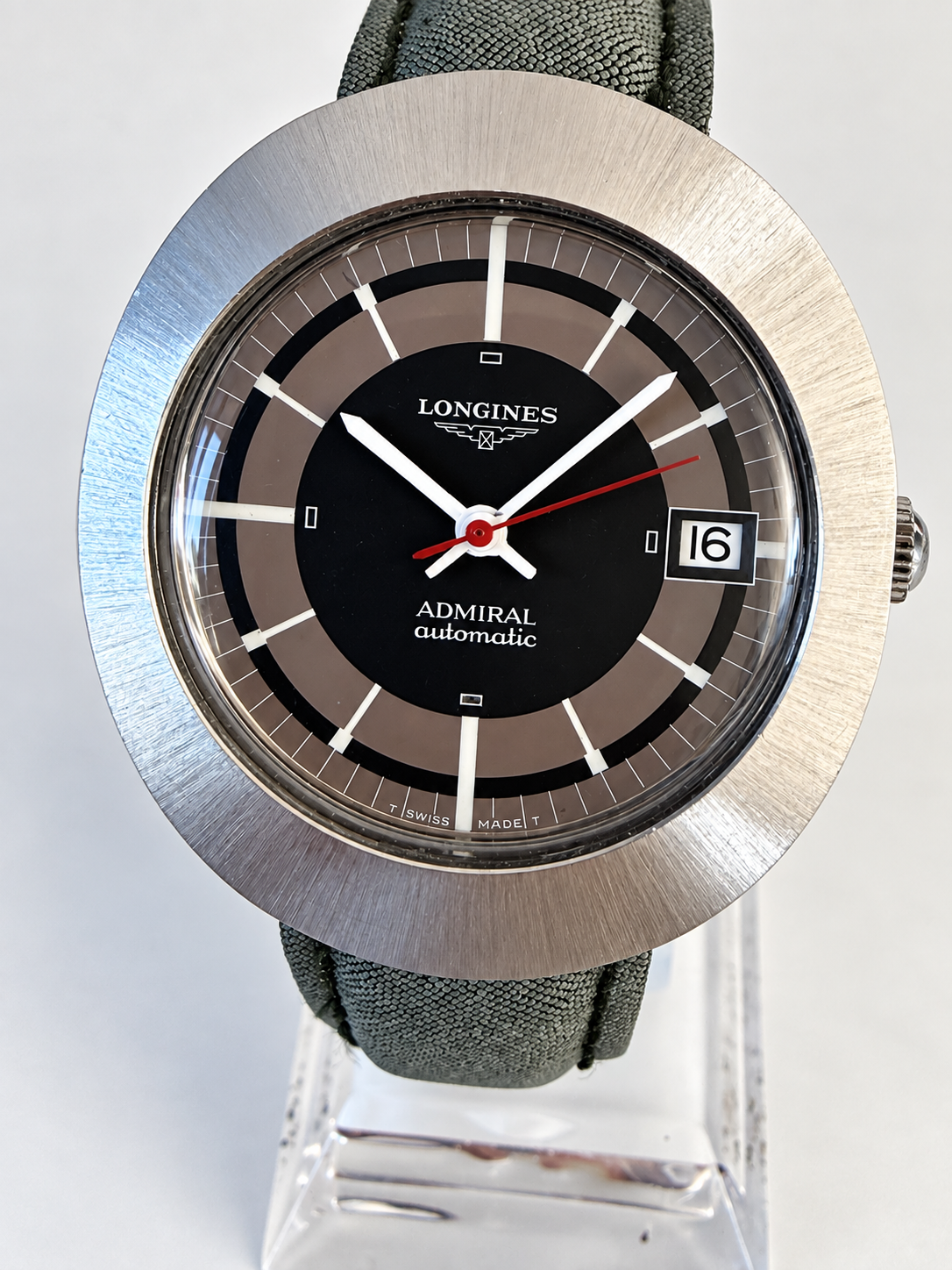 🔺 LONGINES ADMIRAL VINTAGE “FLYING SAUCER” – REF. 8581 🔺