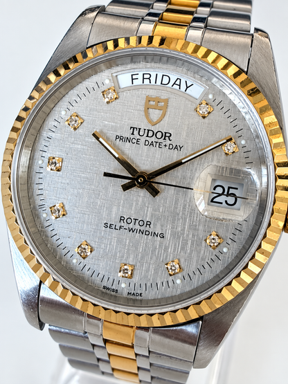 🔺 TUDOR “PRESIDENT” PRINCE DATE+DAY – REF. 76213 – QUADRANTE LINEN 🔺