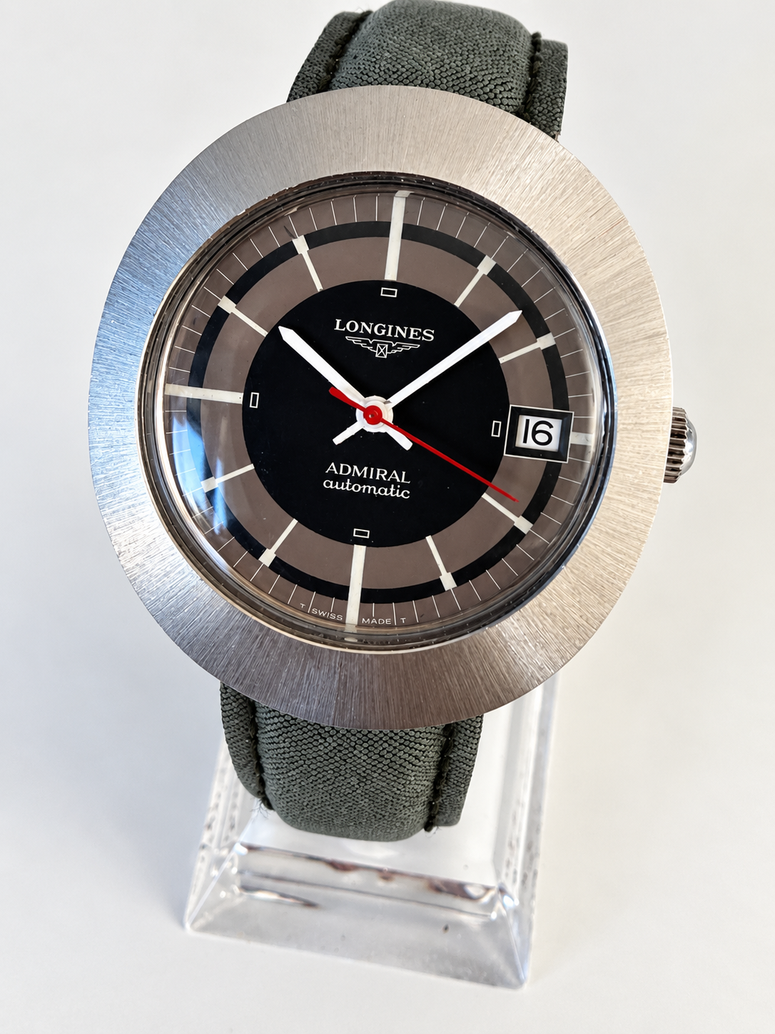 🔺 LONGINES ADMIRAL VINTAGE “FLYING SAUCER” – REF. 8581 🔺