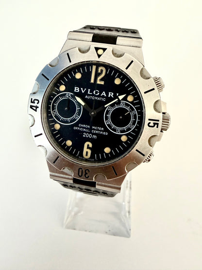 BVLGARI SCUBA CHRONOGRAPH AUTOMATIC 200m sub 38mm