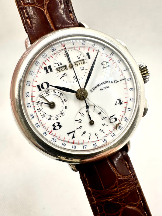 EBERHARD&Co REPLICA CHRONOGRAPH 36018 ARGENT 925