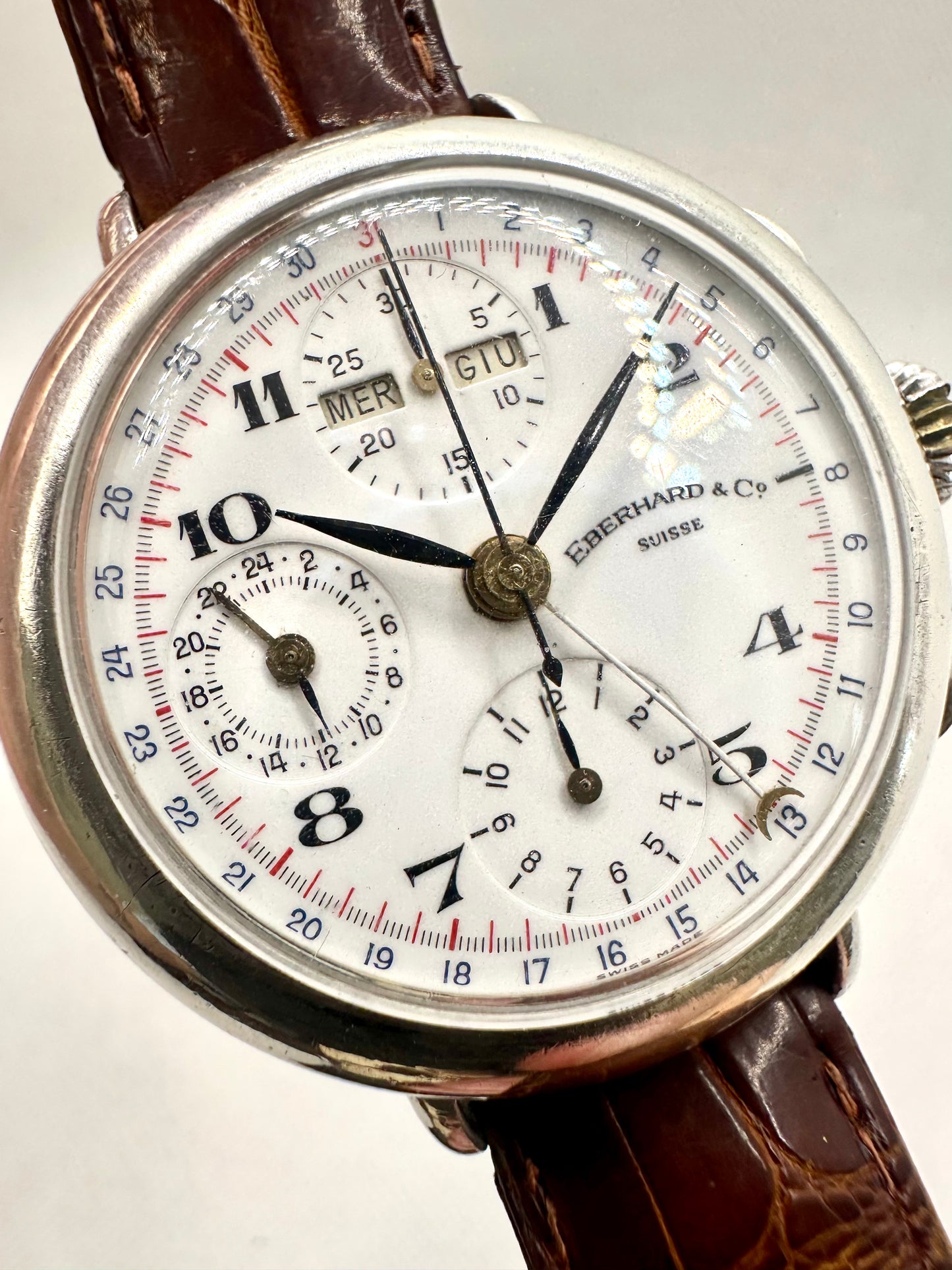 EBERHARD&Co REPLICA CHRONOGRAPH 36018 ARGENT 925