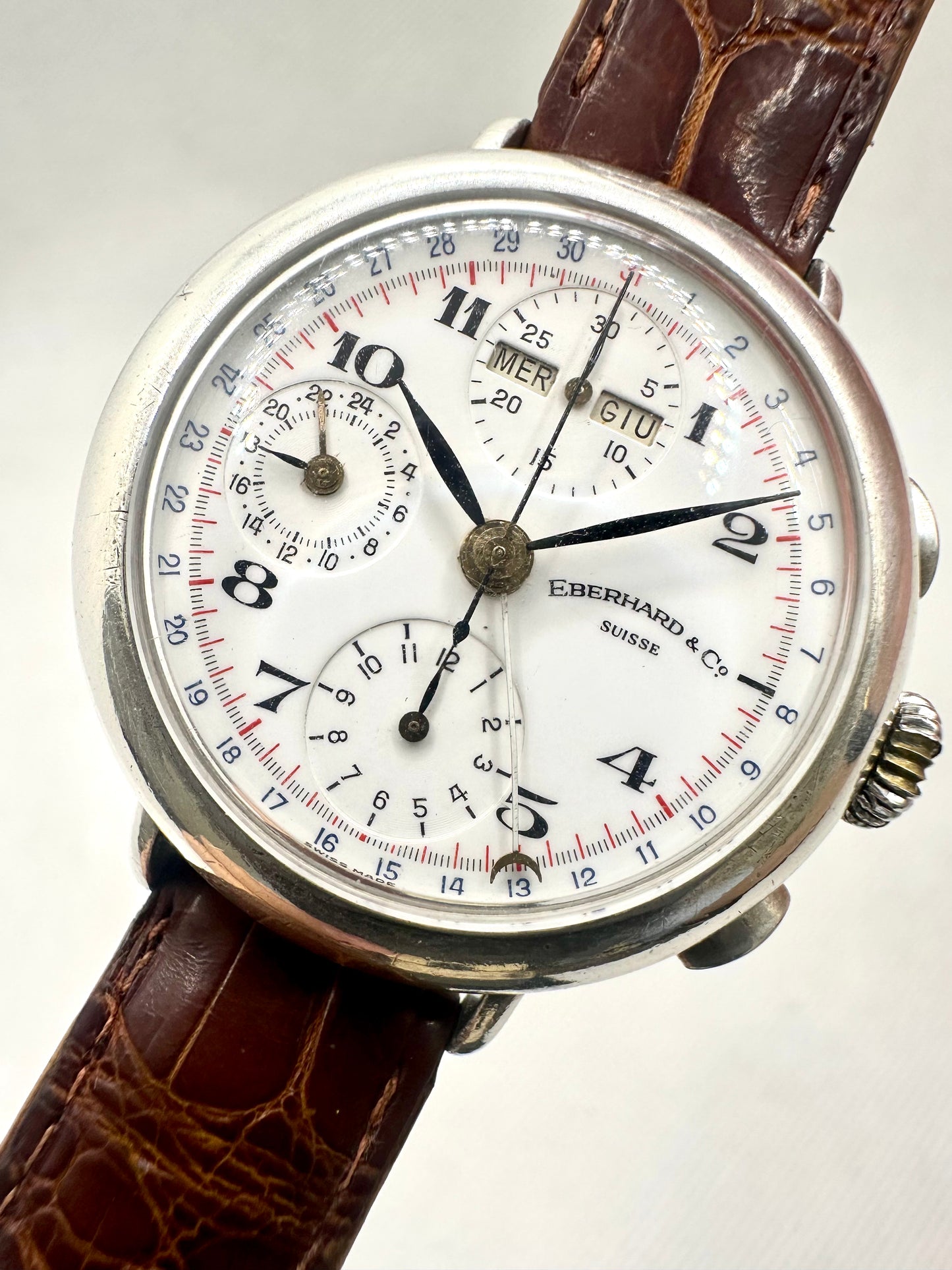 EBERHARD&Co REPLICA CHRONOGRAPH 36018 ARGENT 925