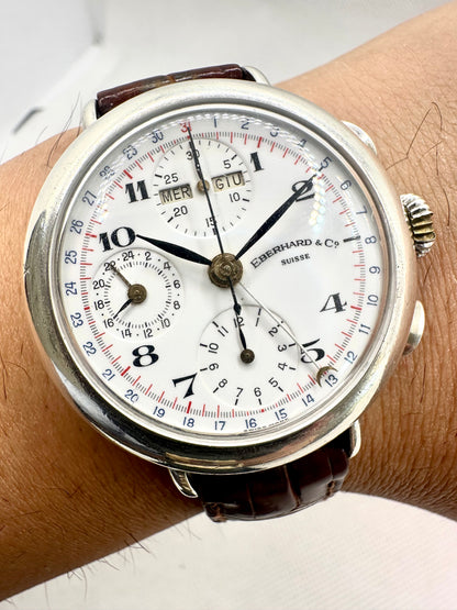 EBERHARD&Co REPLICA CHRONOGRAPH 36018 ARGENT 925