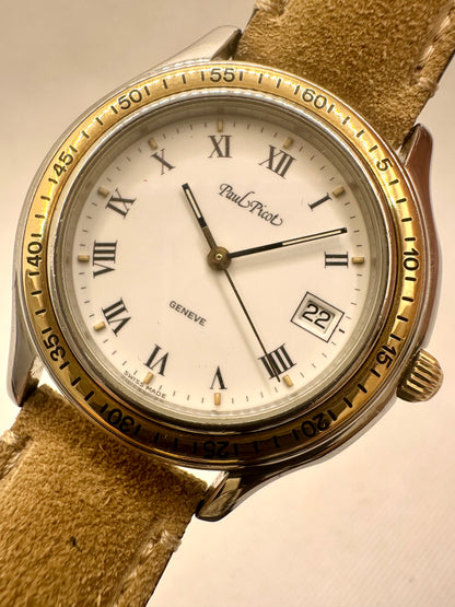 PAUL PICOT TIGER SHARK AUTOMATIC ACIER-OR