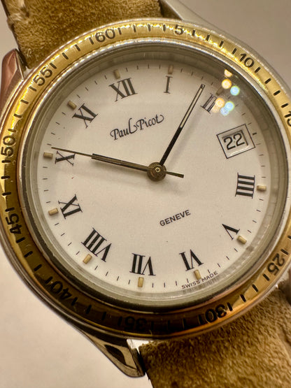 PAUL PICOT TIGER SHARK AUTOMATIC ACIER-OR