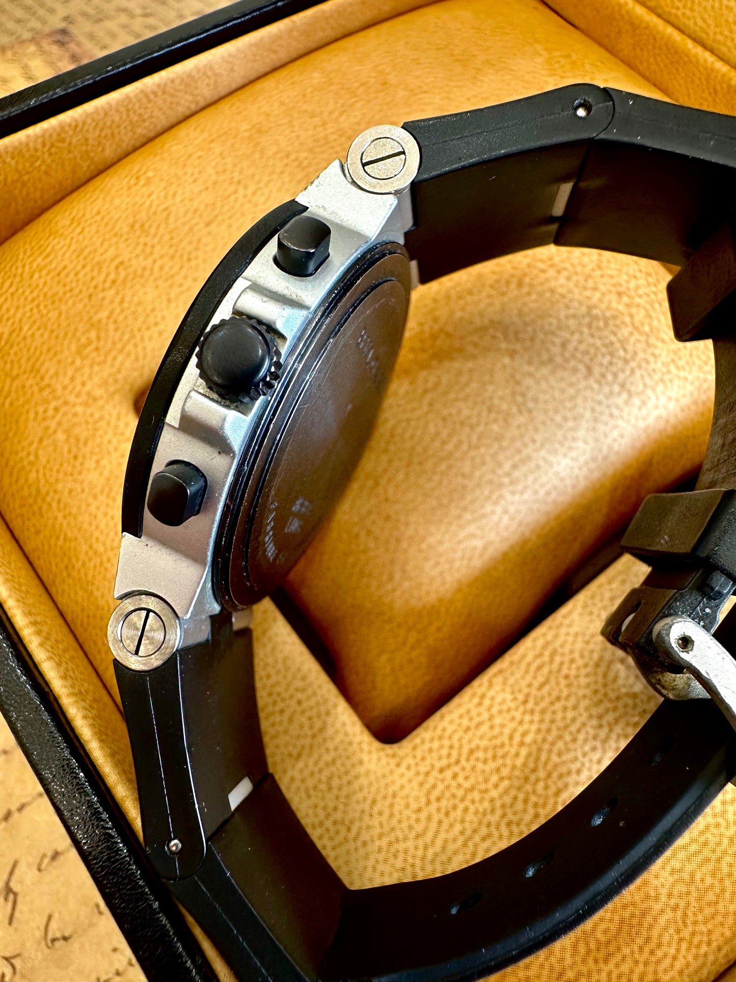 BVLGARI ALLUMINIUM CHRONOGRAPH AUTOMATIC "CARBON DIAL"