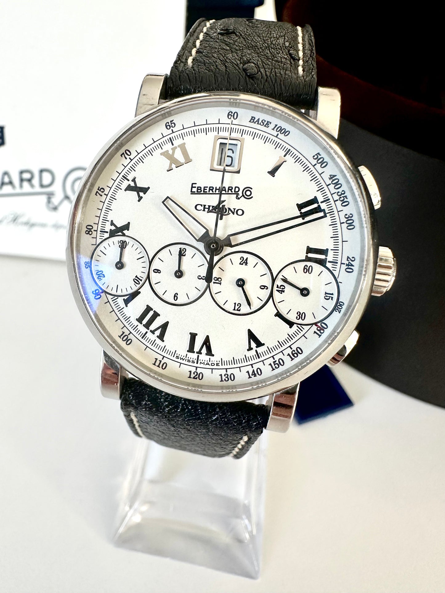 EBERHARD CHRONO 4 MOD.BELLISSIMO 31042 FULL SET
