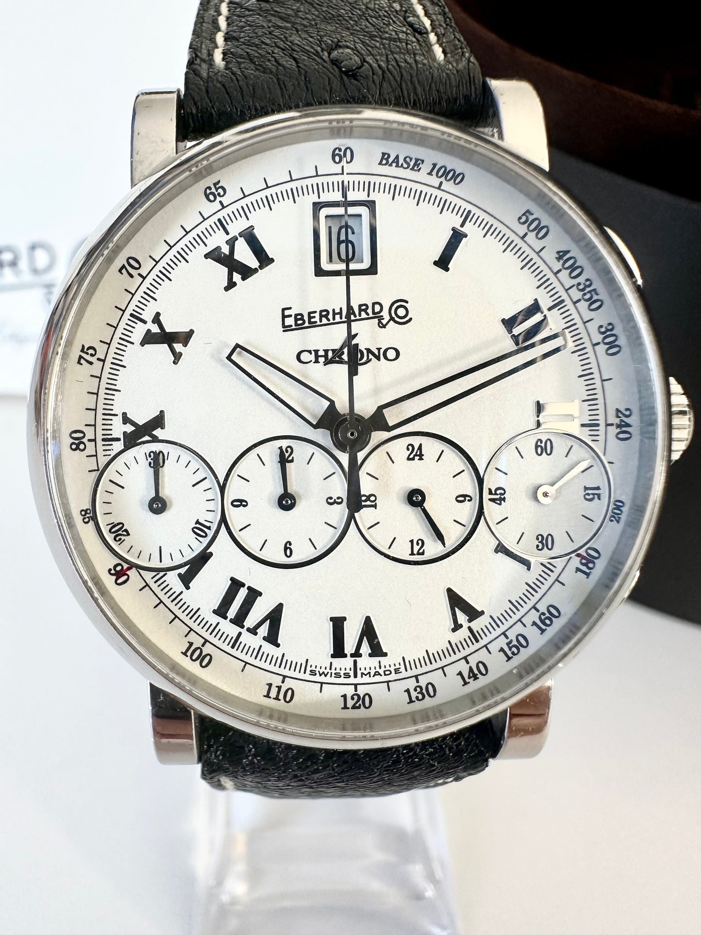 EBERHARD CHRONO 4 MOD.BELLISSIMO 31042 FULL SET