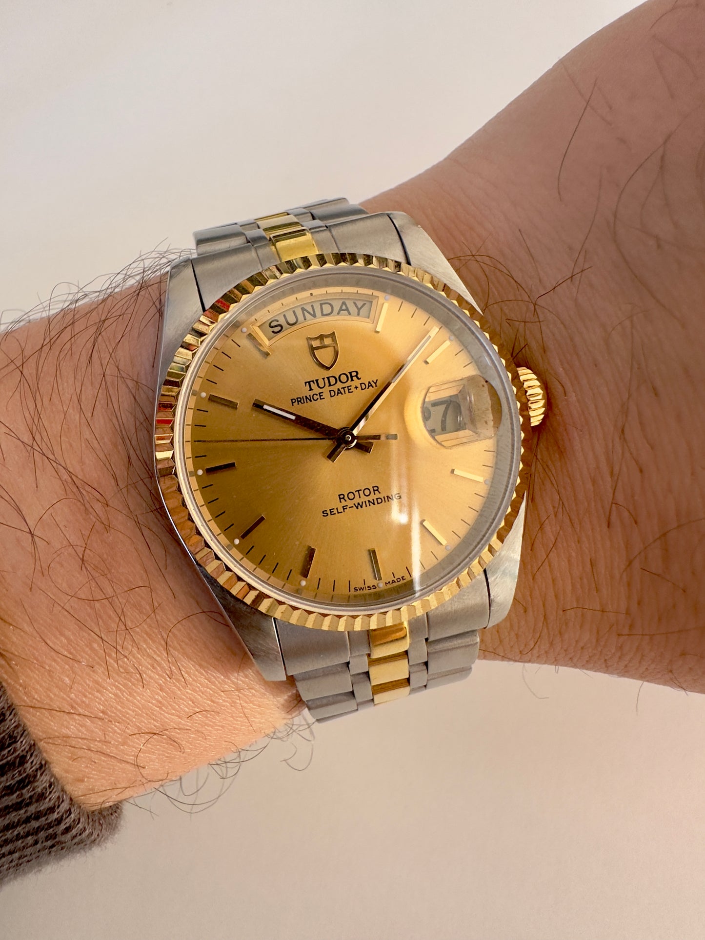 TUDOR "PRESIDENT" PRINCE DATE+DAY AUTOMATIC  36mm ref: 76213