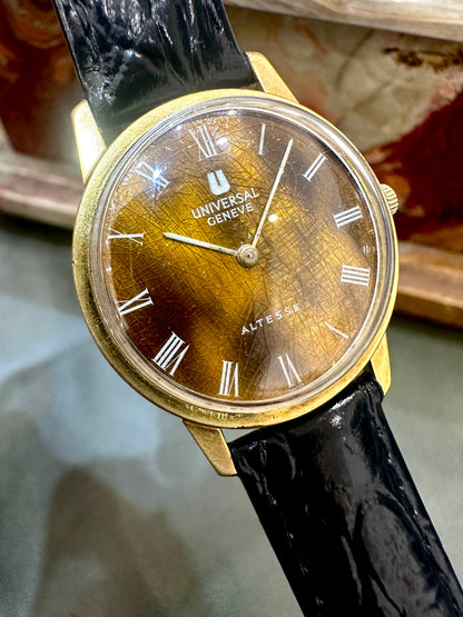 UNIVERSAL GENEVE ALTESSE DIAL "EYE OF THE TIGER"