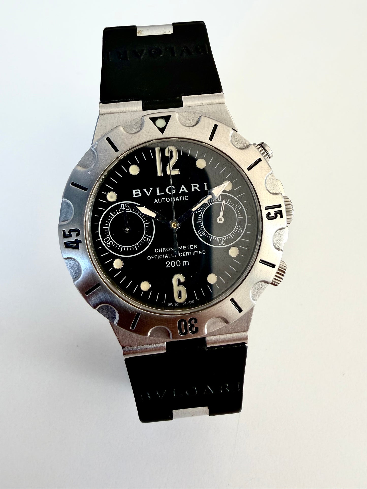 BVLGARI SCUBA CHRONOGRAPH AUTOMATIC 200m sub 38mm