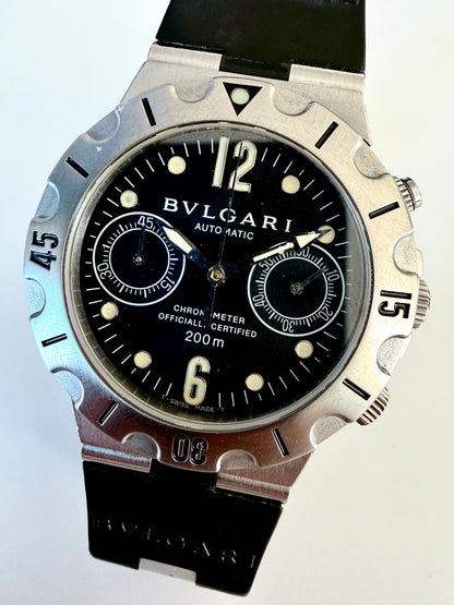 BVLGARI SCUBA CHRONOGRAPH AUTOMATIC 200m sub 38mm
