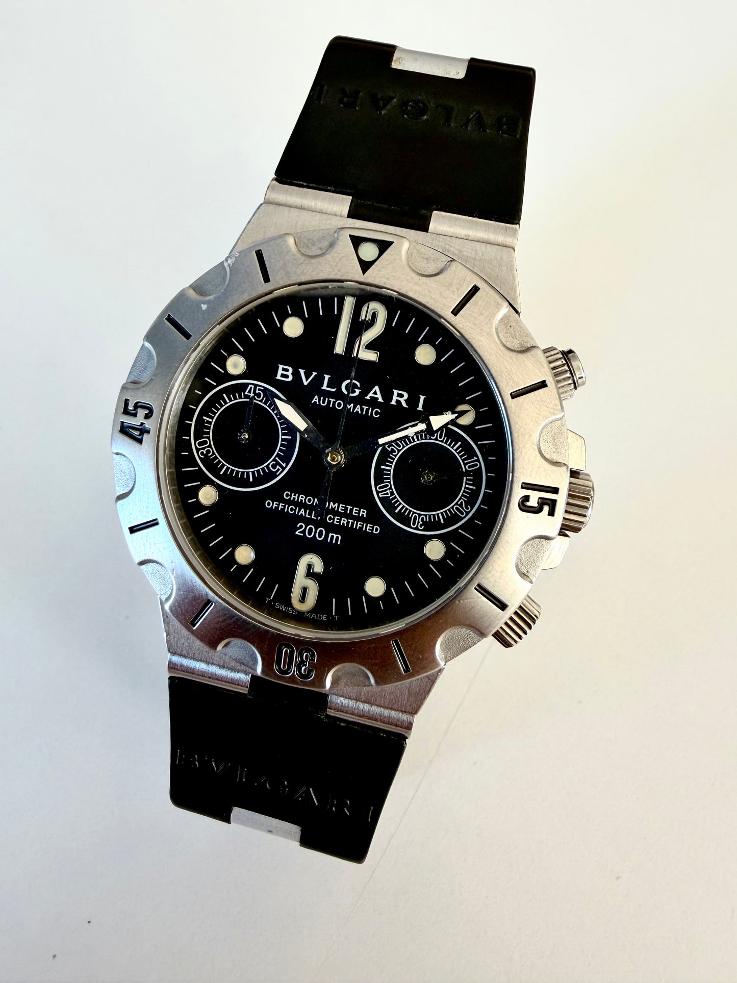 BVLGARI SCUBA CHRONOGRAPH AUTOMATIC 200m sub 38mm