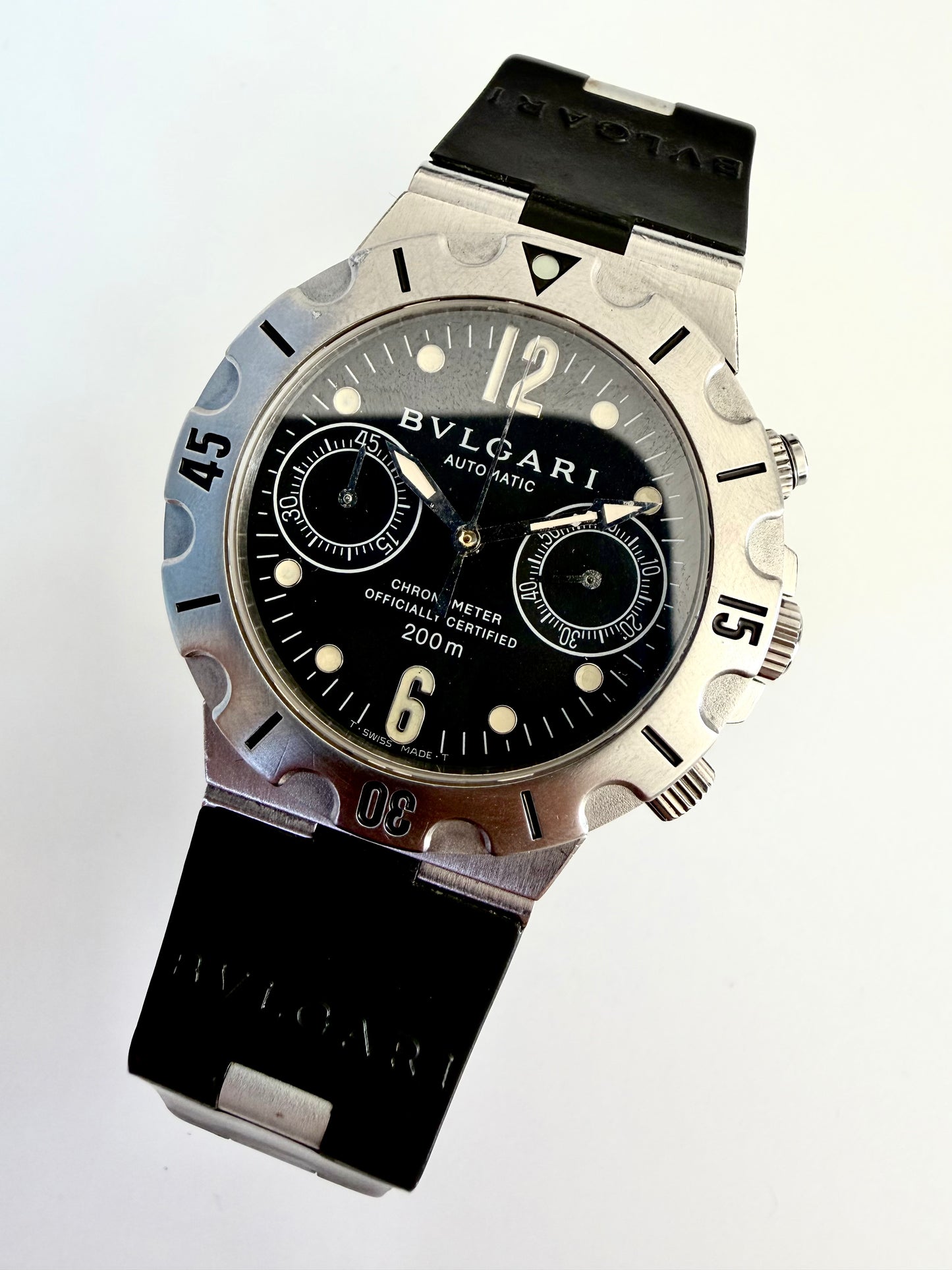 BVLGARI SCUBA CHRONOGRAPH AUTOMATIC 200m sub 38mm