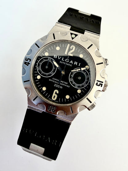 BVLGARI SCUBA CHRONOGRAPH AUTOMATIC 200m sub 38mm