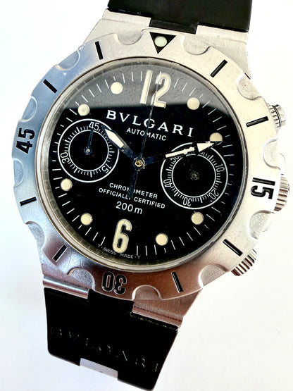 BVLGARI SCUBA CHRONOGRAPH AUTOMATIC 200m sub 38mm