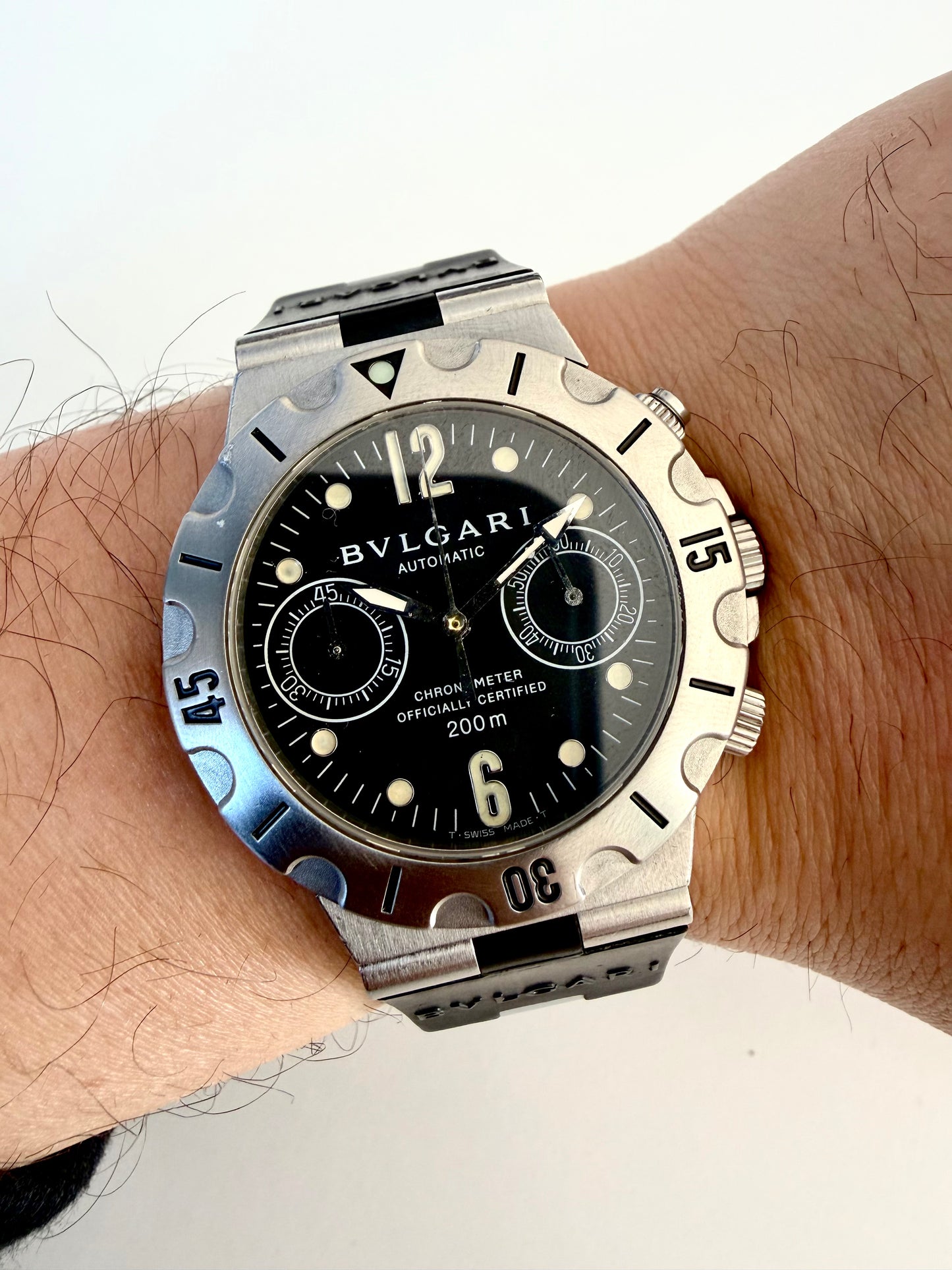 BVLGARI SCUBA CHRONOGRAPH AUTOMATIC 200m sub 38mm