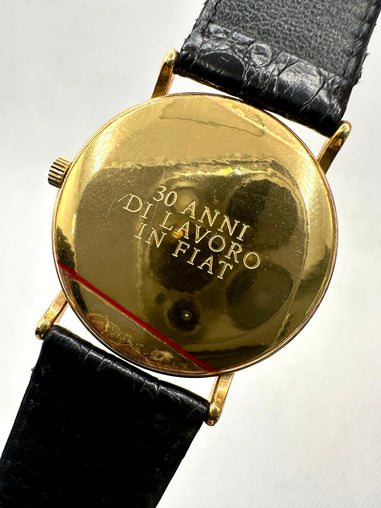 GIRARD-PERREGAUX JUBILERE GOLD 18K 30 ANNI DI LAVORO IN FIAT