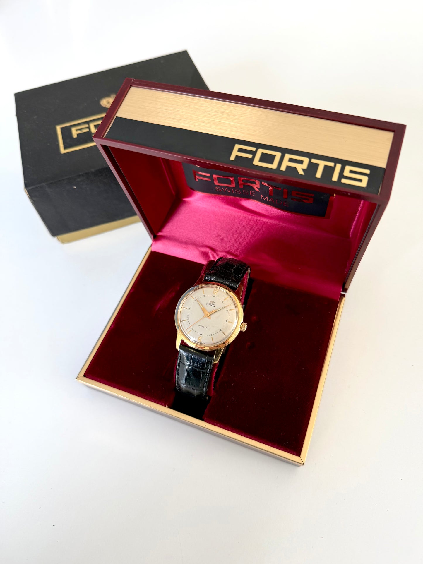 FORTIS VINTAGE C.M Box and Outer Box very very rare