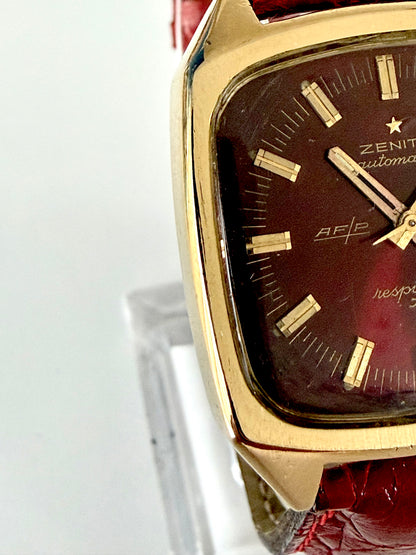 ZENITH RESPIRATOR X AF/P dial bordeaux very rare