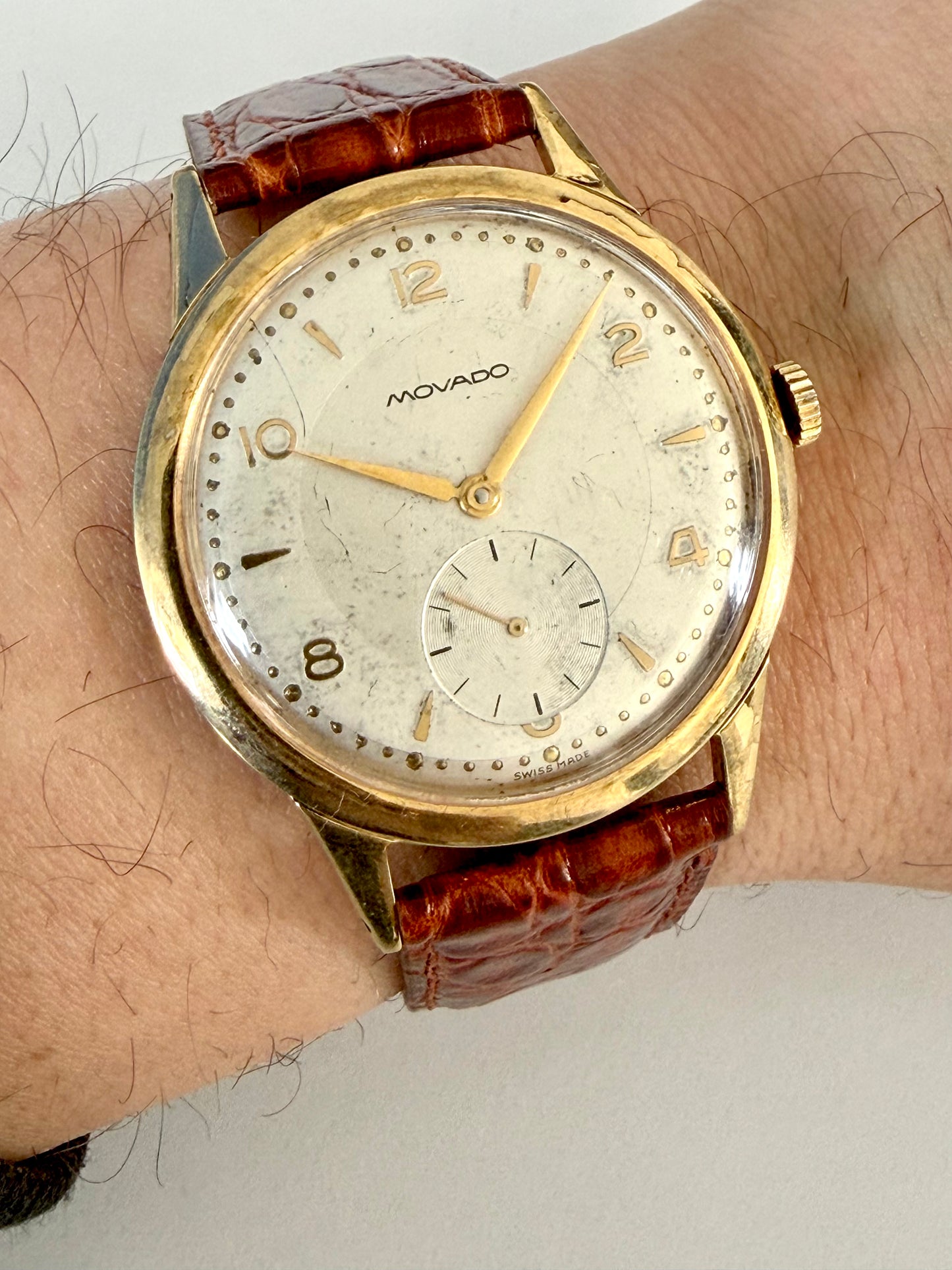 MOVADO JUMBO 38mm vintage 50s