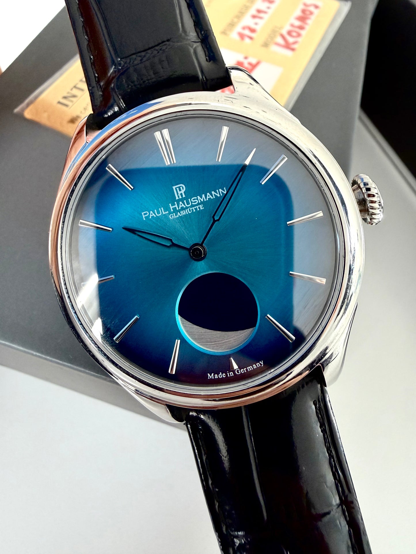 PAUL HAUSMANN GLASHUTTE KOSMOS MOONPHASE