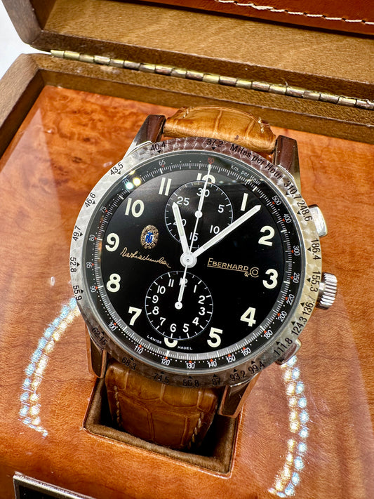 EBERHARD TAZIO NUVOLARI CHRONOGRAPH FULL SET