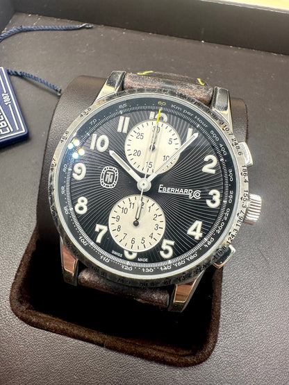 EBERHARD TAZIO NUVOLARI CHRONOGRAPH NEW REF 31076