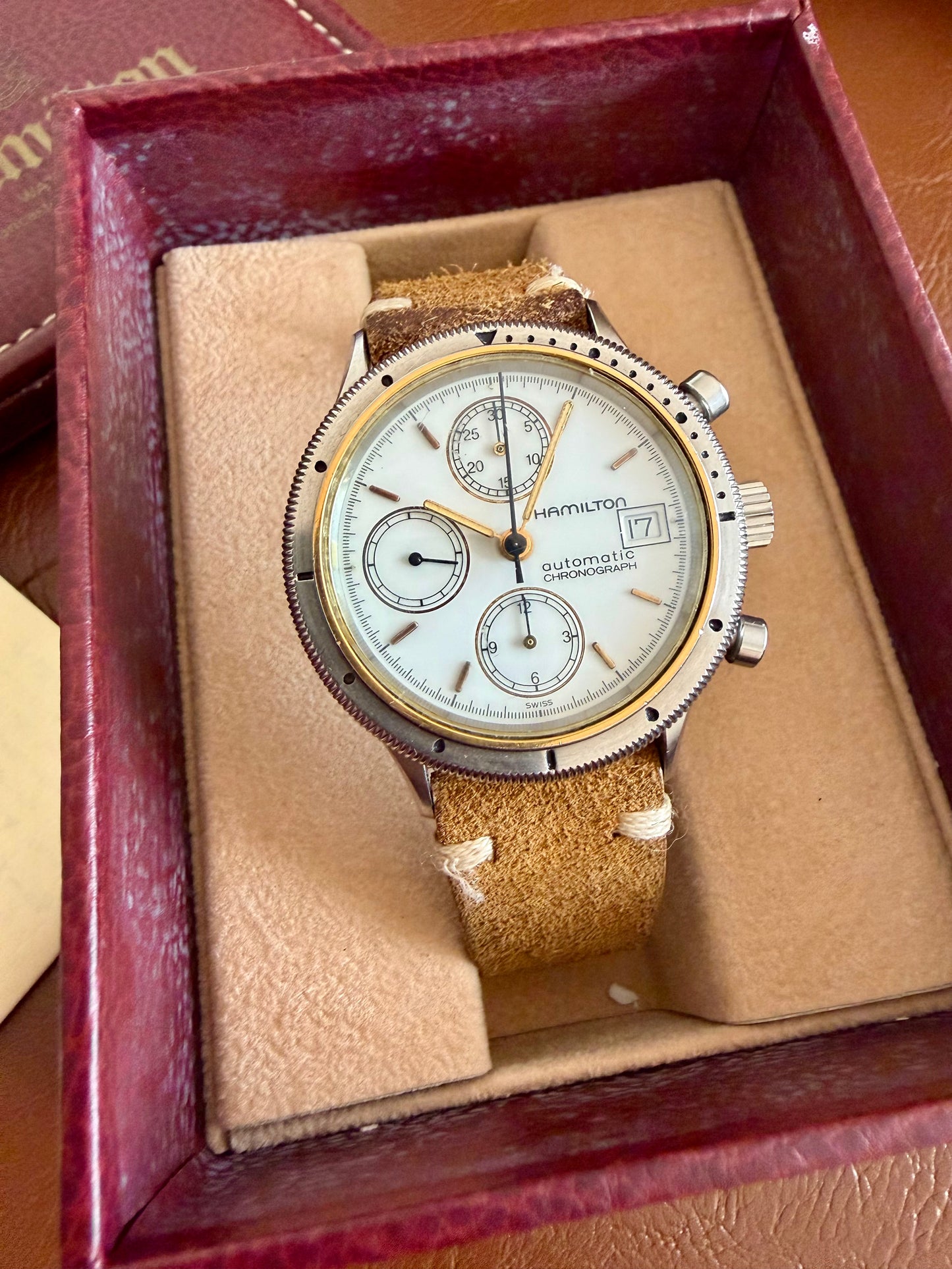 HAMILTON LANCASTER PA. CHRONOGRAPH AUTOMATIC REF. 9304 full set