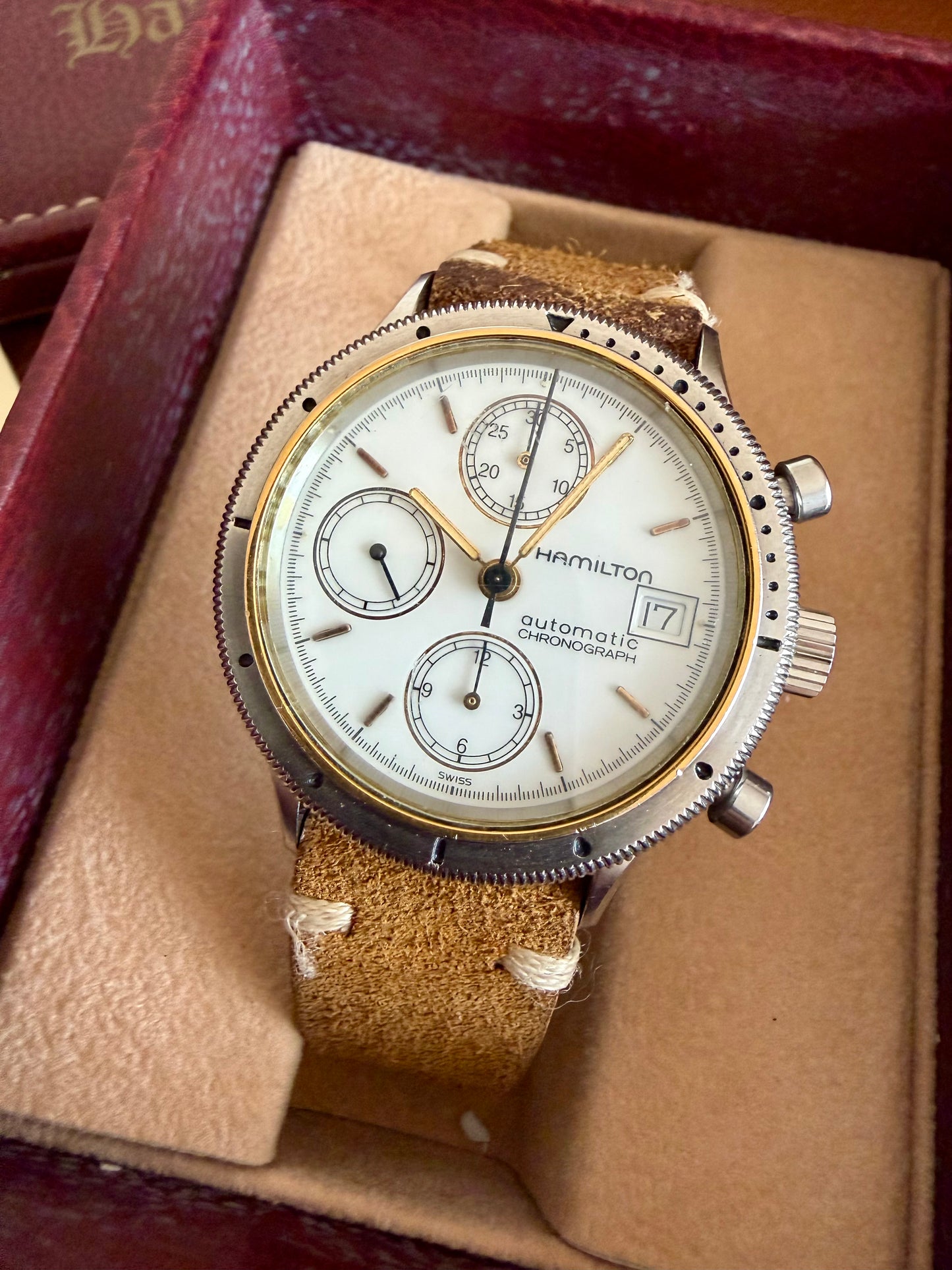 HAMILTON LANCASTER PA. CHRONOGRAPH AUTOMATIC REF. 9304 full set