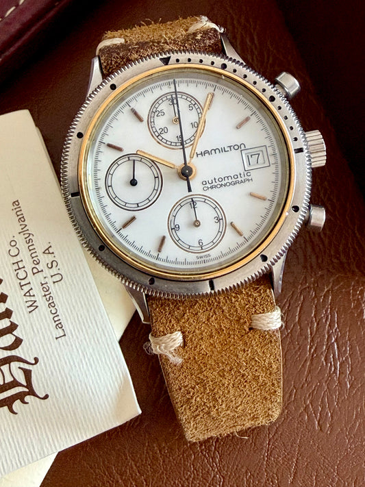 HAMILTON LANCASTER PA. CHRONOGRAPH AUTOMATIC REF. 9304 full set