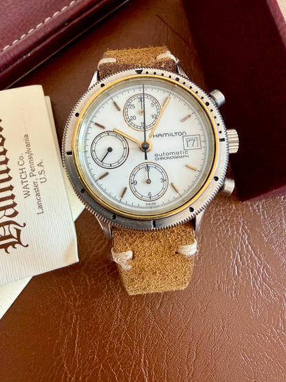 HAMILTON LANCASTER PA. CHRONOGRAPH AUTOMATIC REF. 9304 full set