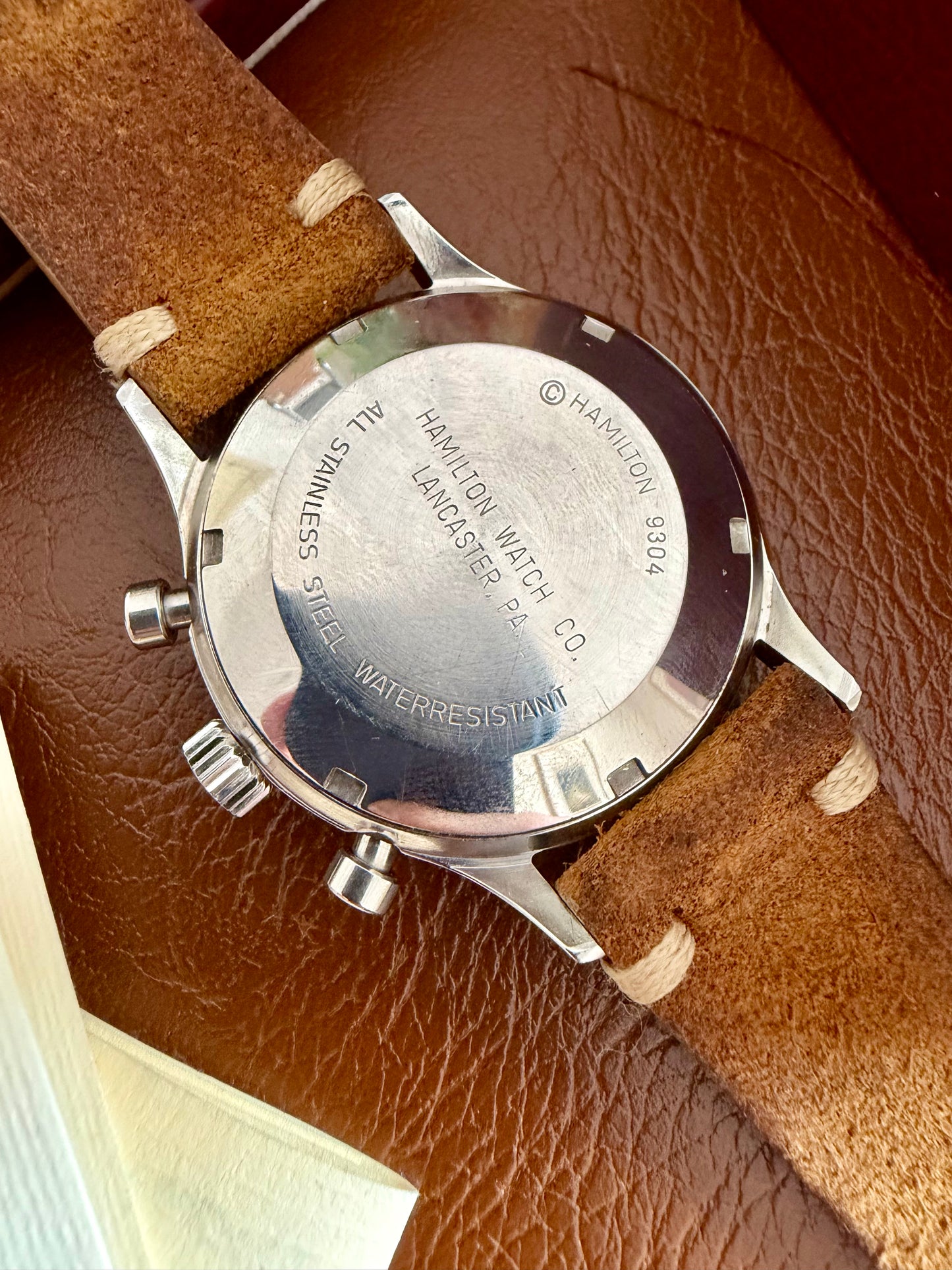 HAMILTON LANCASTER PA. CHRONOGRAPH AUTOMATIC REF. 9304 full set