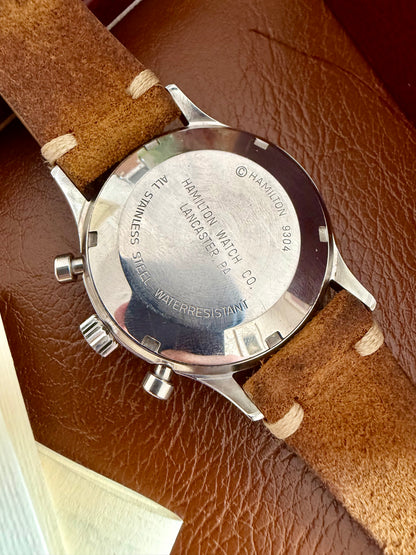 HAMILTON LANCASTER PA. CHRONOGRAPH AUTOMATIC REF. 9304 full set