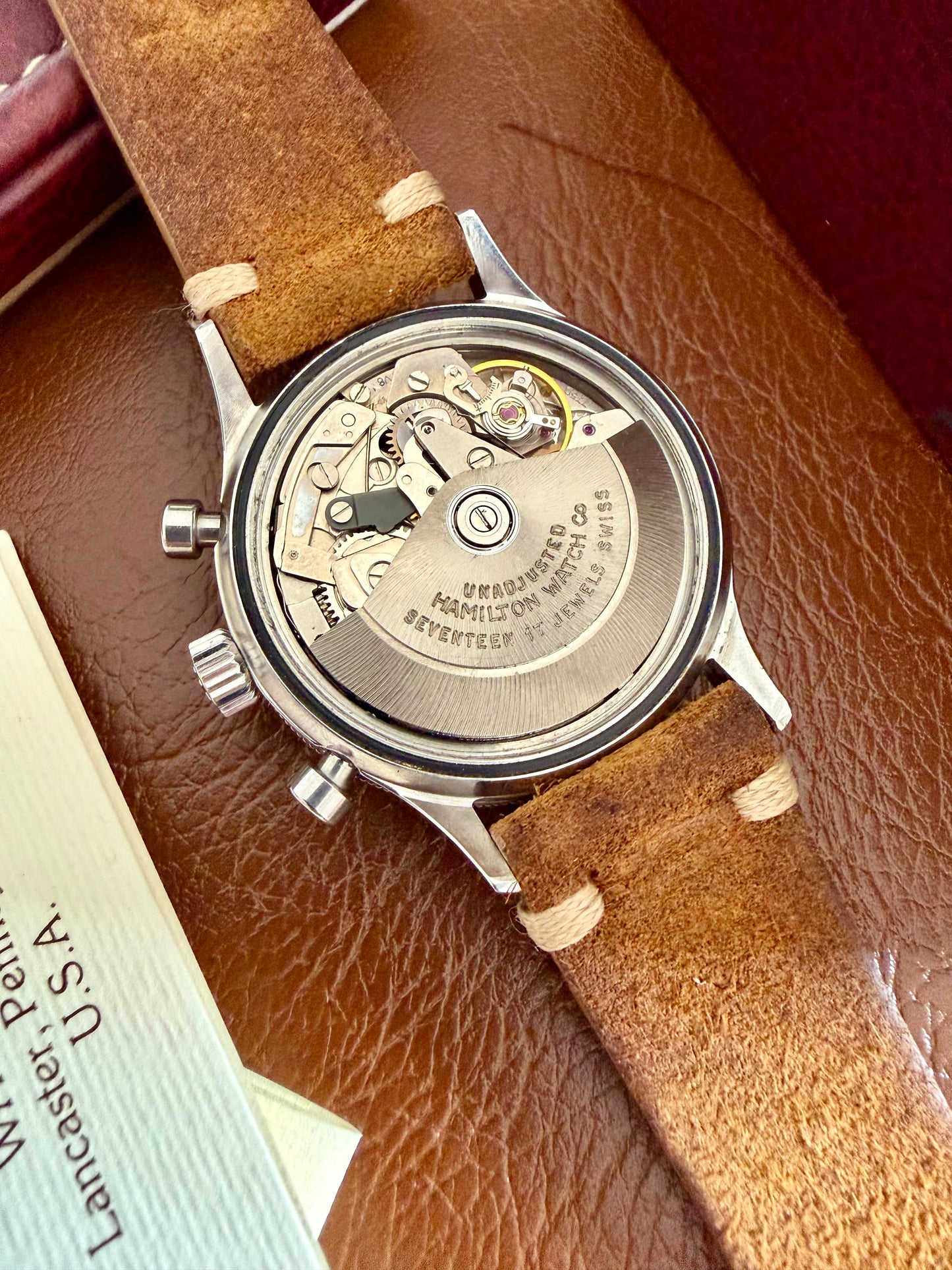 HAMILTON LANCASTER PA. CHRONOGRAPH AUTOMATIC REF. 9304 full set