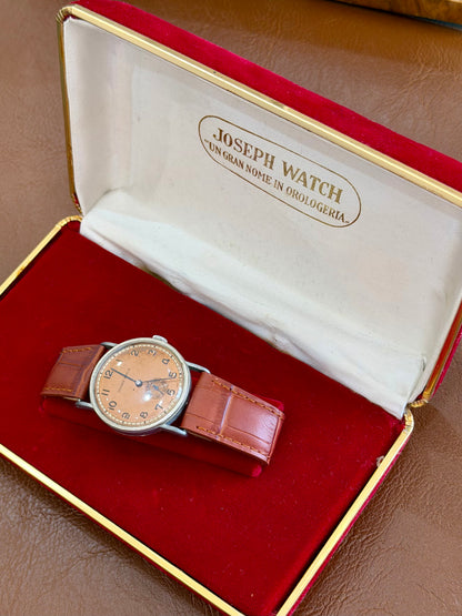 JOSEPH WATCH 40s vintage&nbsp; Salmon dial&nbsp;