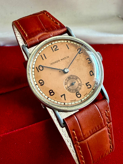 JOSEPH WATCH 40s vintage&nbsp; Salmon dial&nbsp;