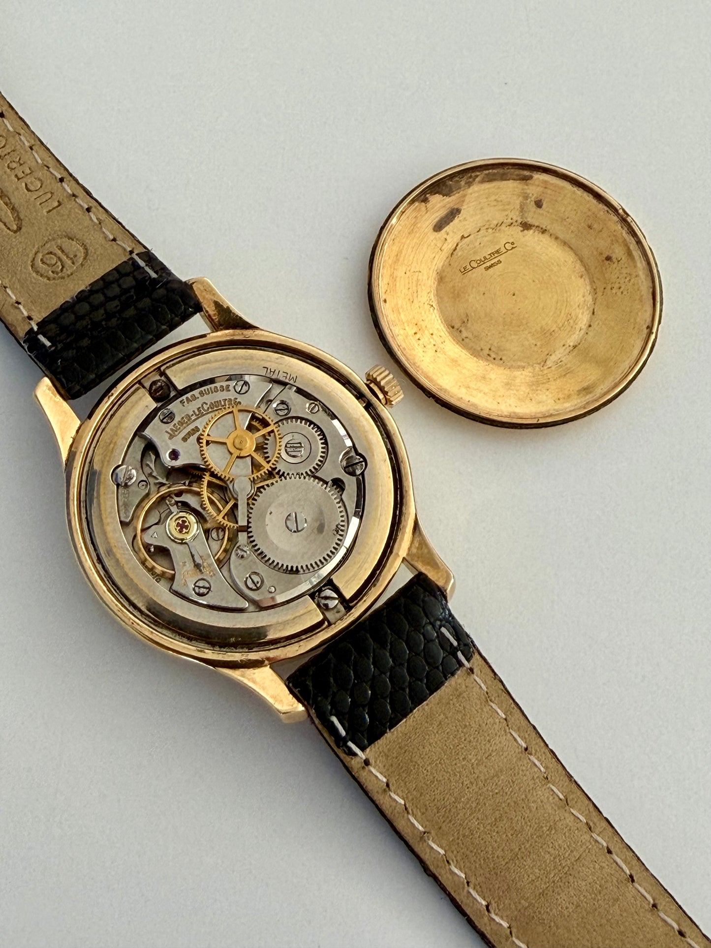 JAEGER- LECOULTRE 60s vintage Gold Plated C.m